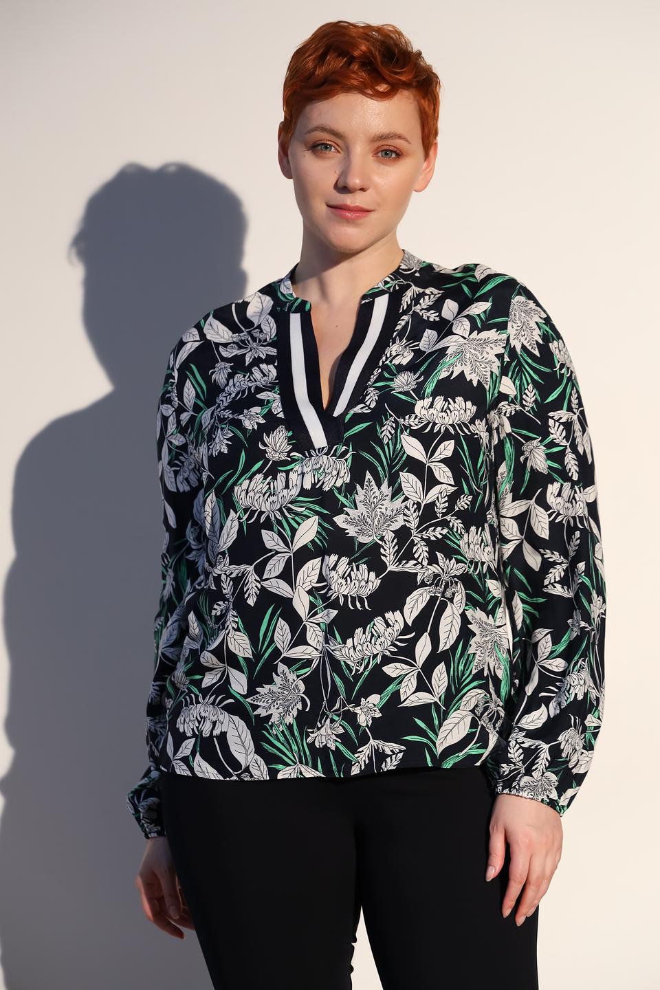 Блуза Frank Walder с цветочным принтом