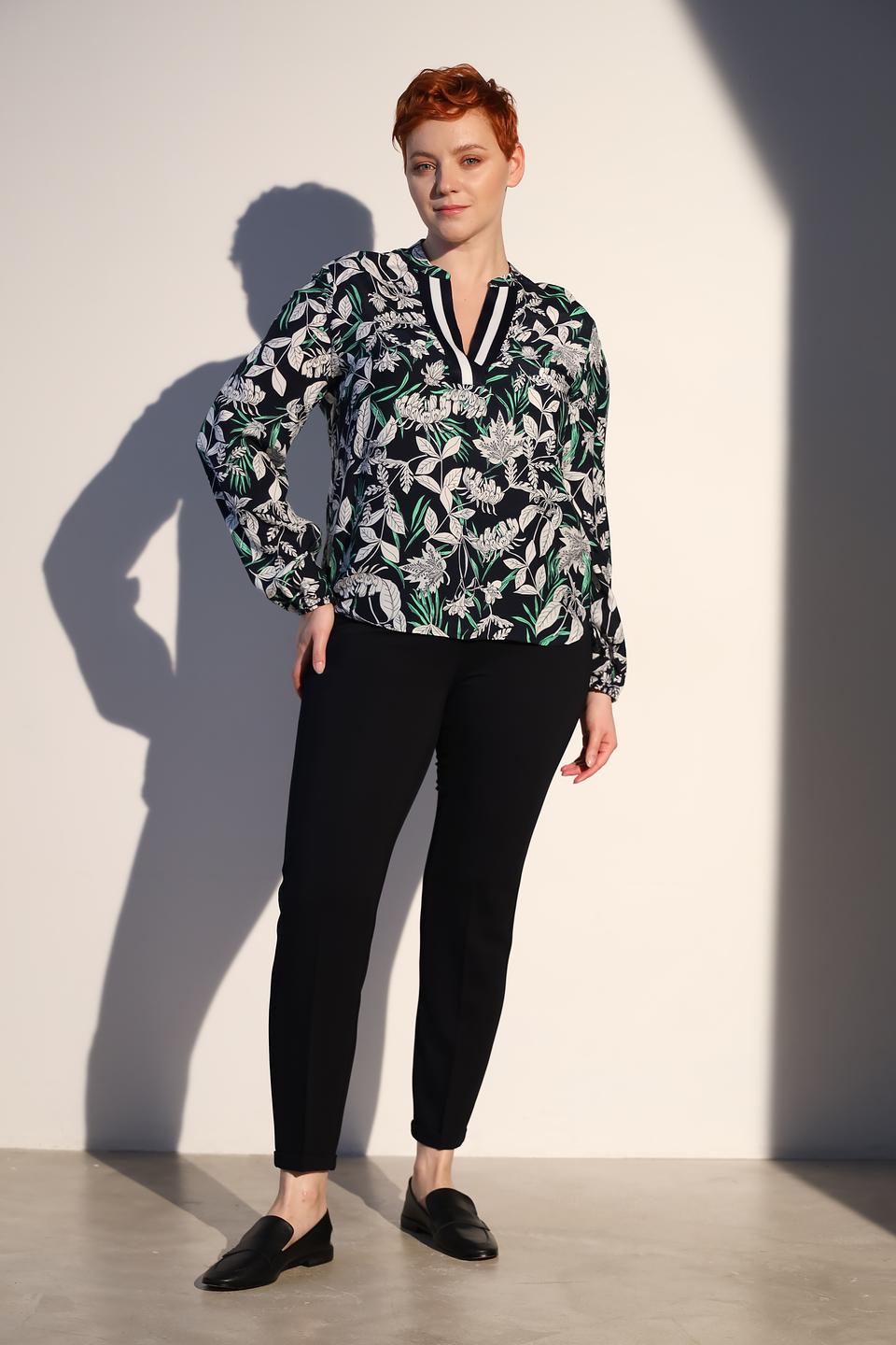 Блуза Frank Walder с цветочным принтом