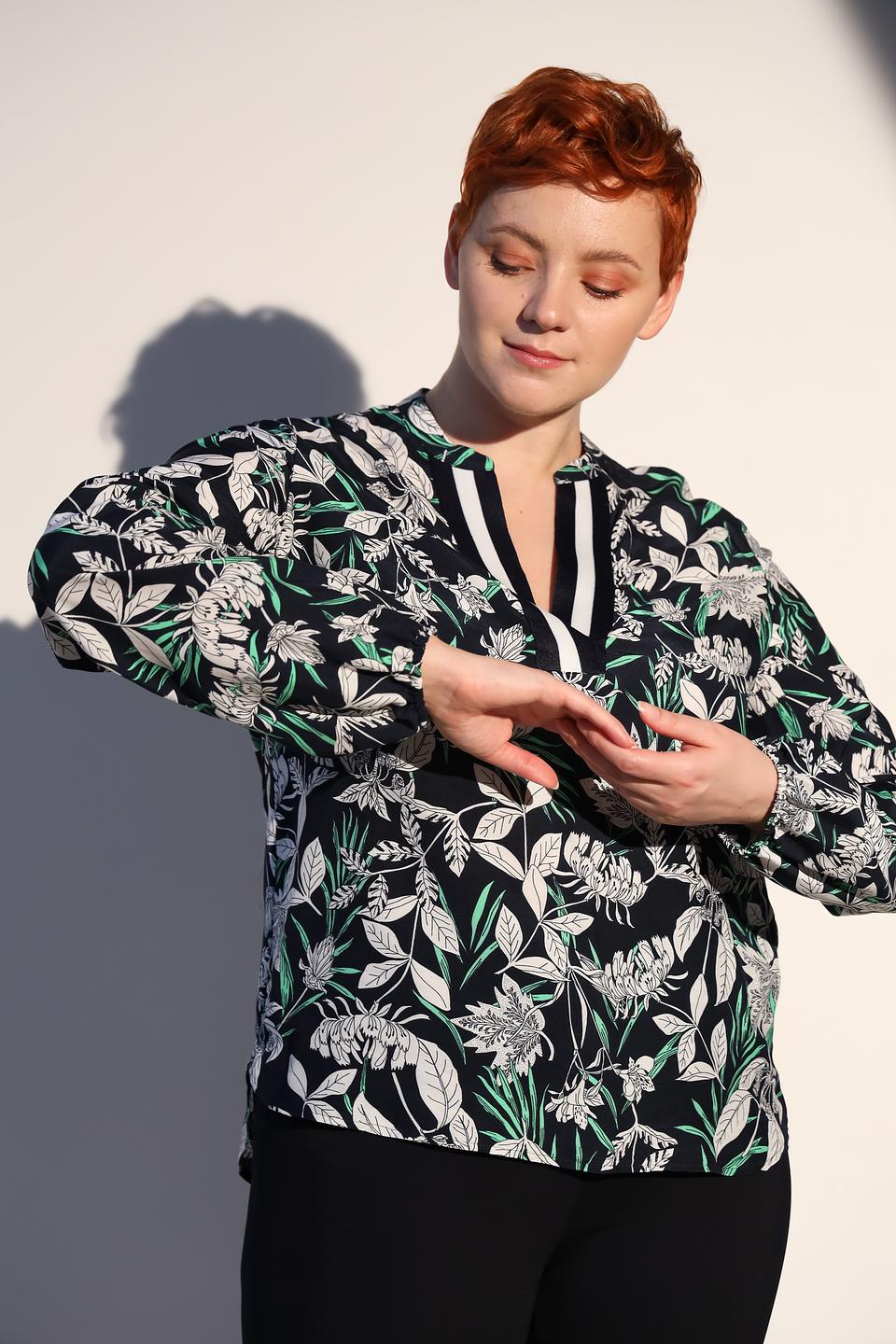 Блуза Frank Walder с цветочным принтом