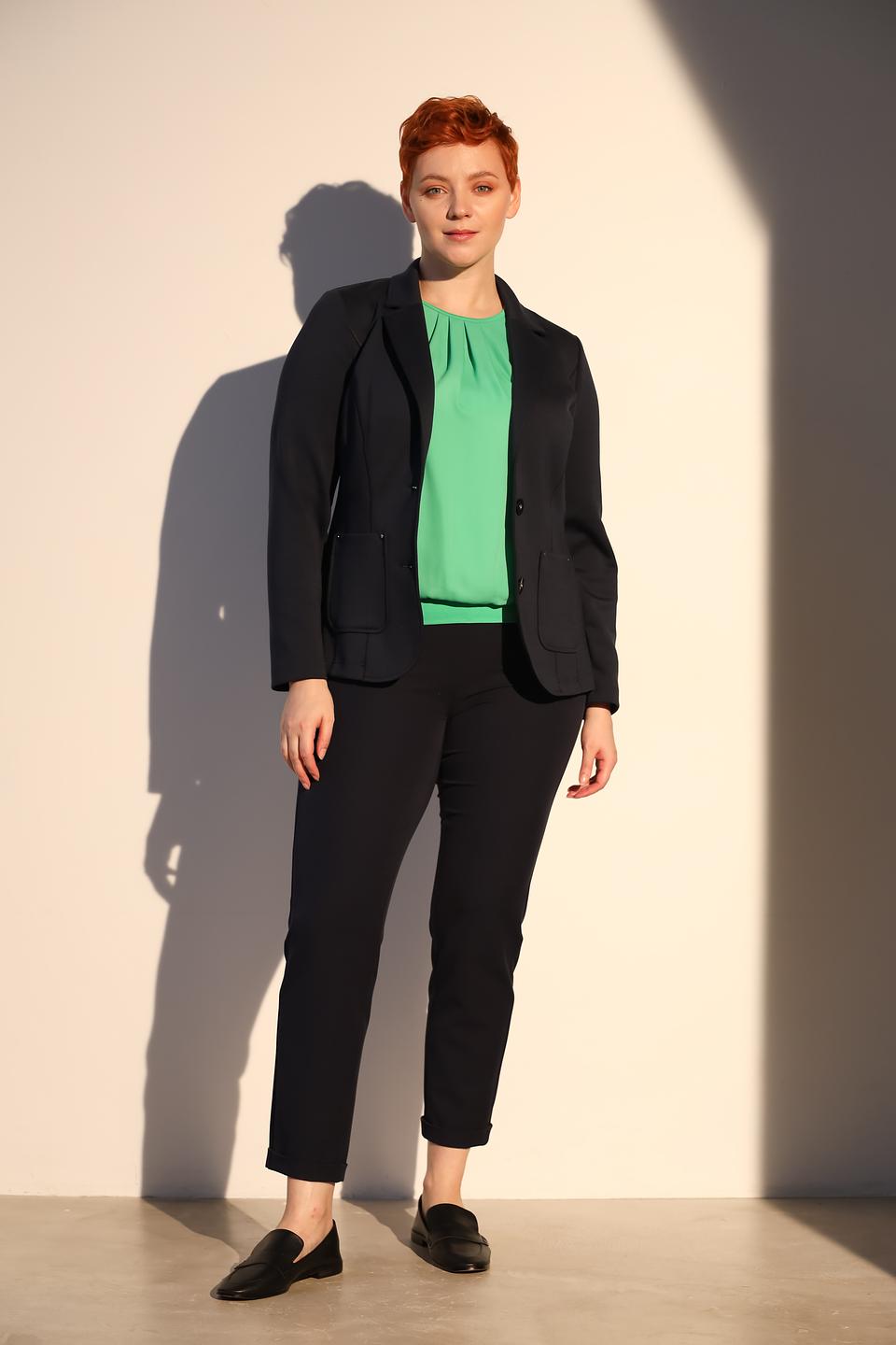 Жакет Frank Walder чёрный приталенный