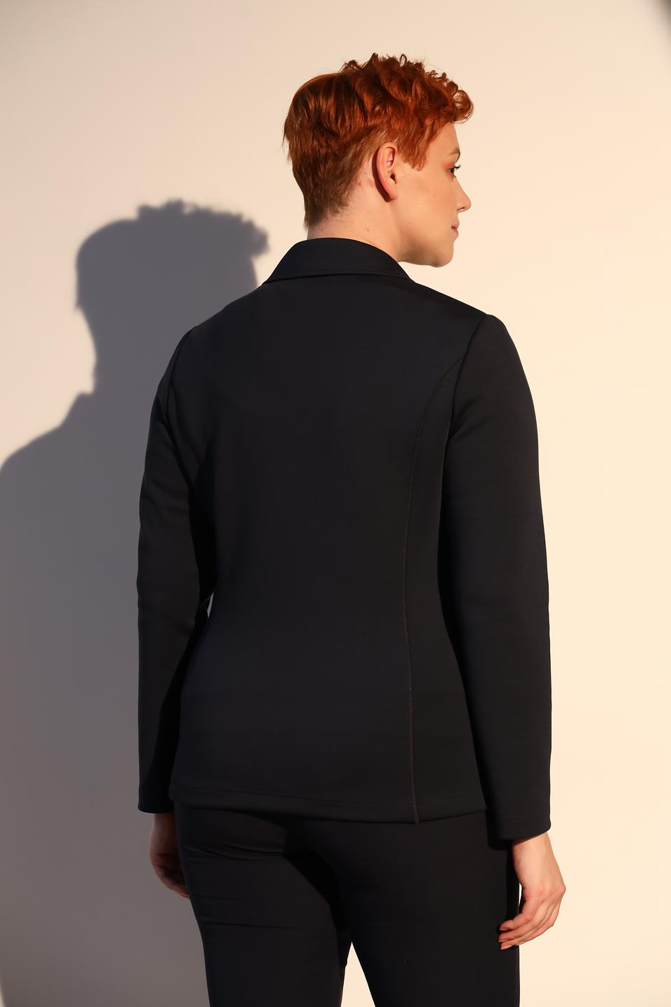 Жакет Frank Walder чёрный приталенный