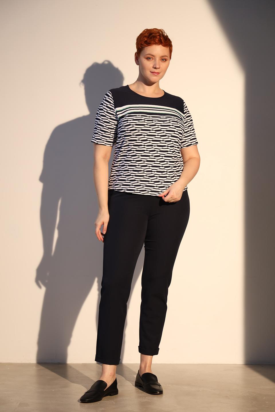 Блуза Frank Walder с волнистым принтом