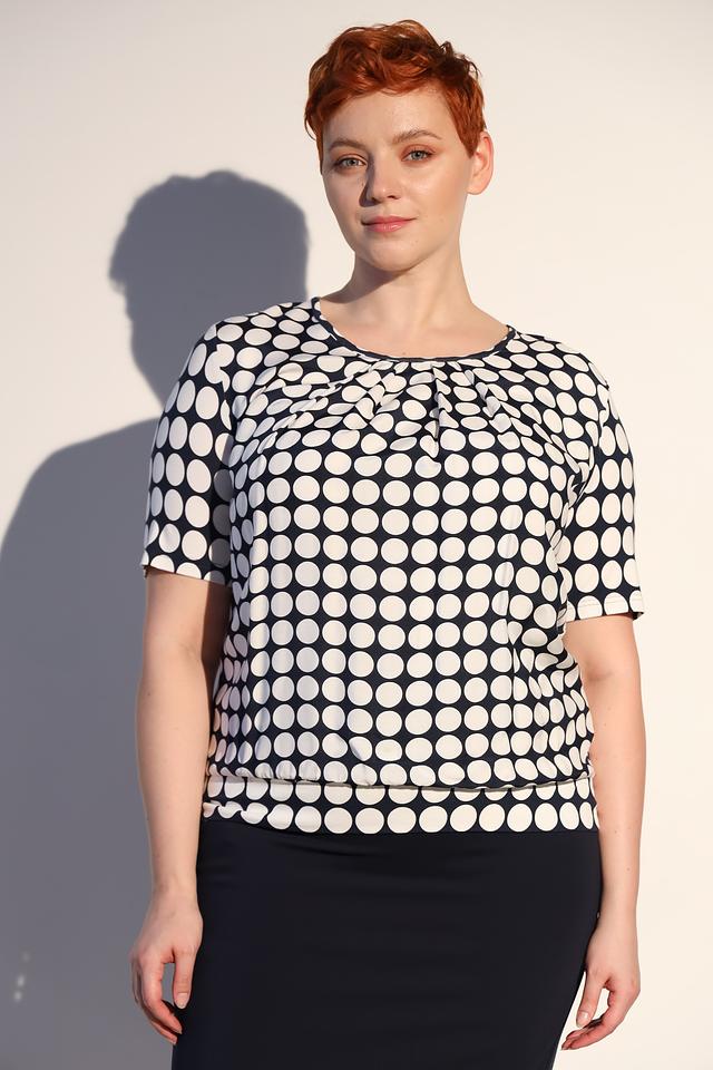 Блуза Frank Walder в горошек