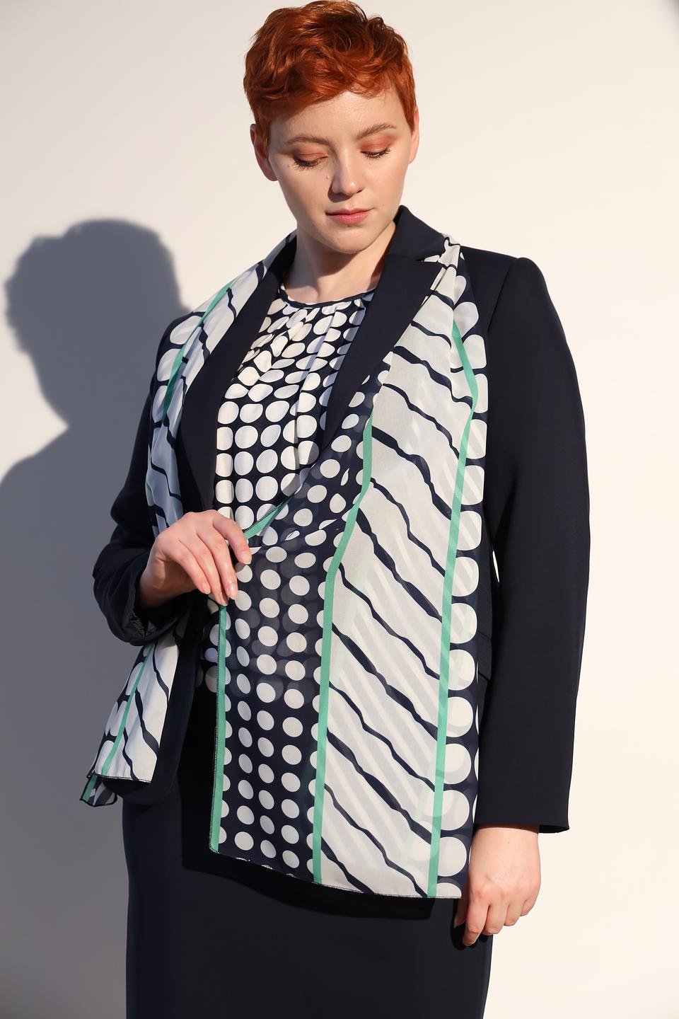 Шарф Frank Walder с принтом