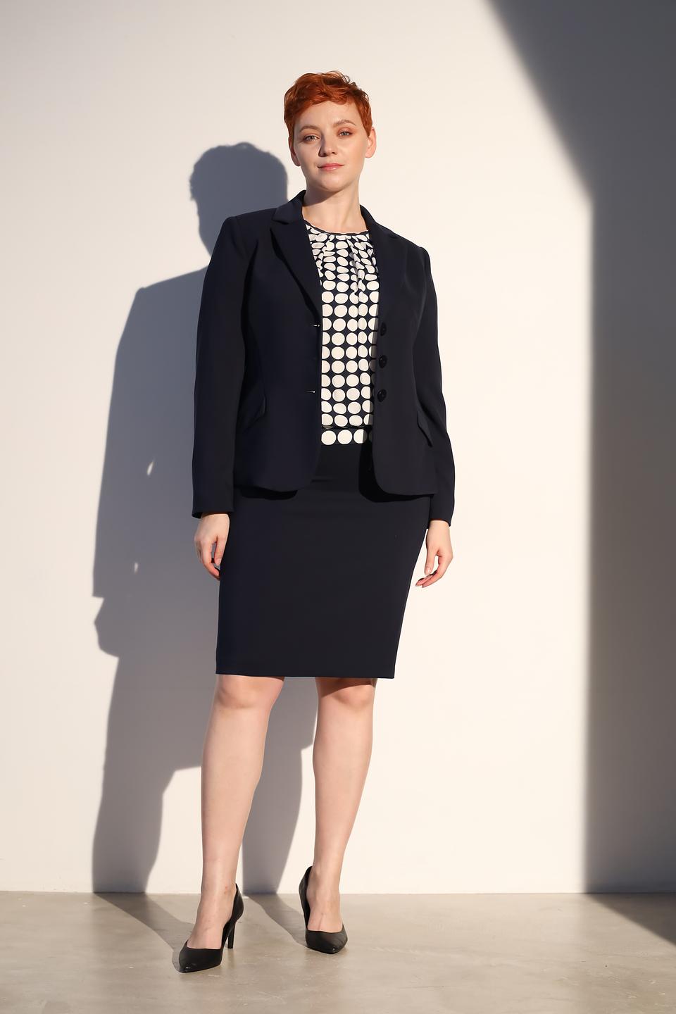 Жакет Frank Walder приталенный тёмно-синий