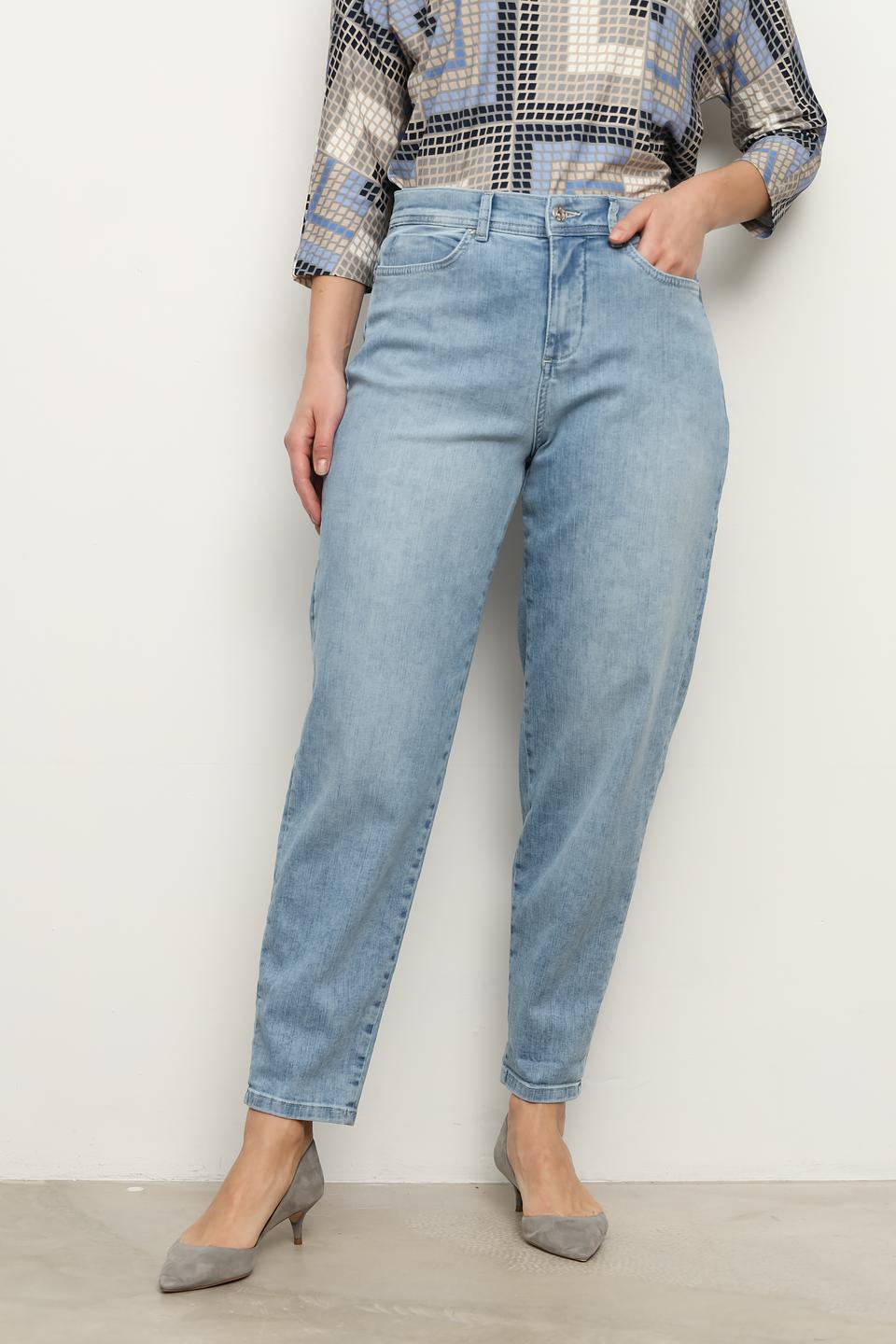 Джинсы Angels mom fit голубые