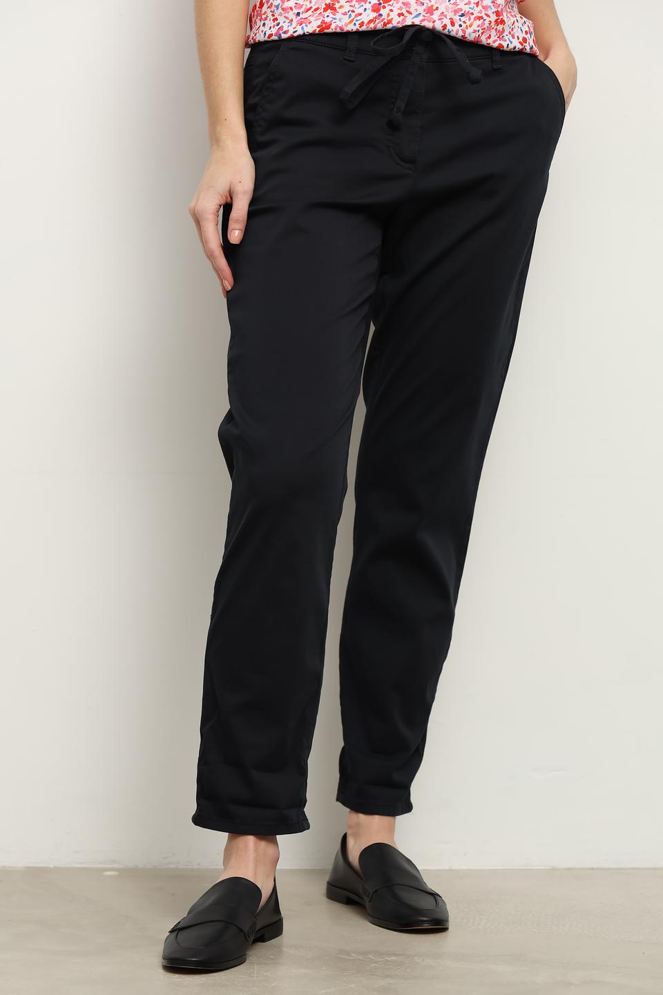 Брюки Gerry Weber чёрные с завязками