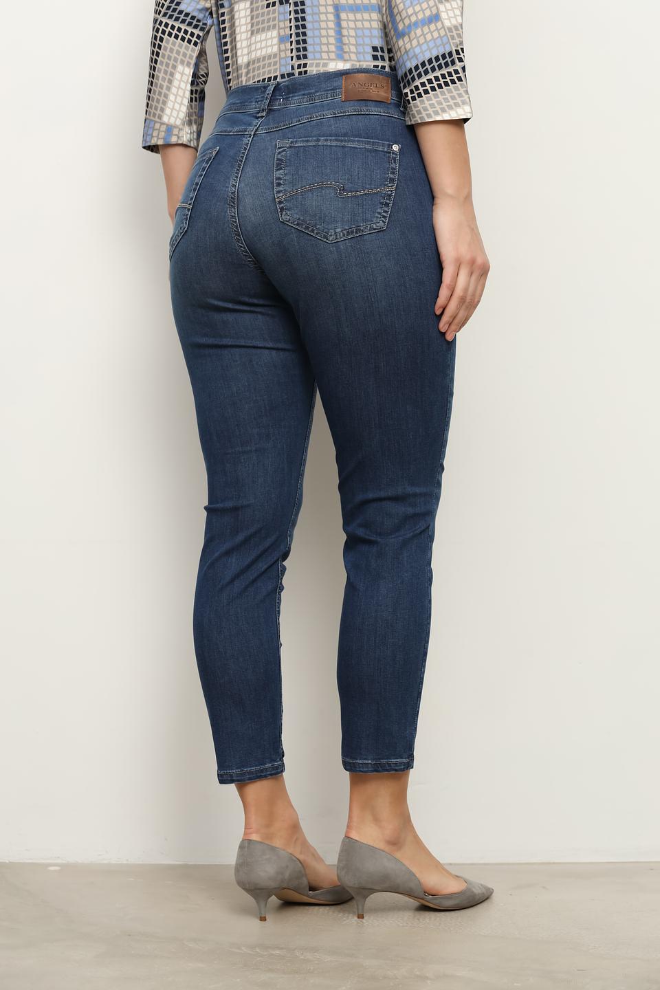 Джинсы Angels скинни тёмно-синие