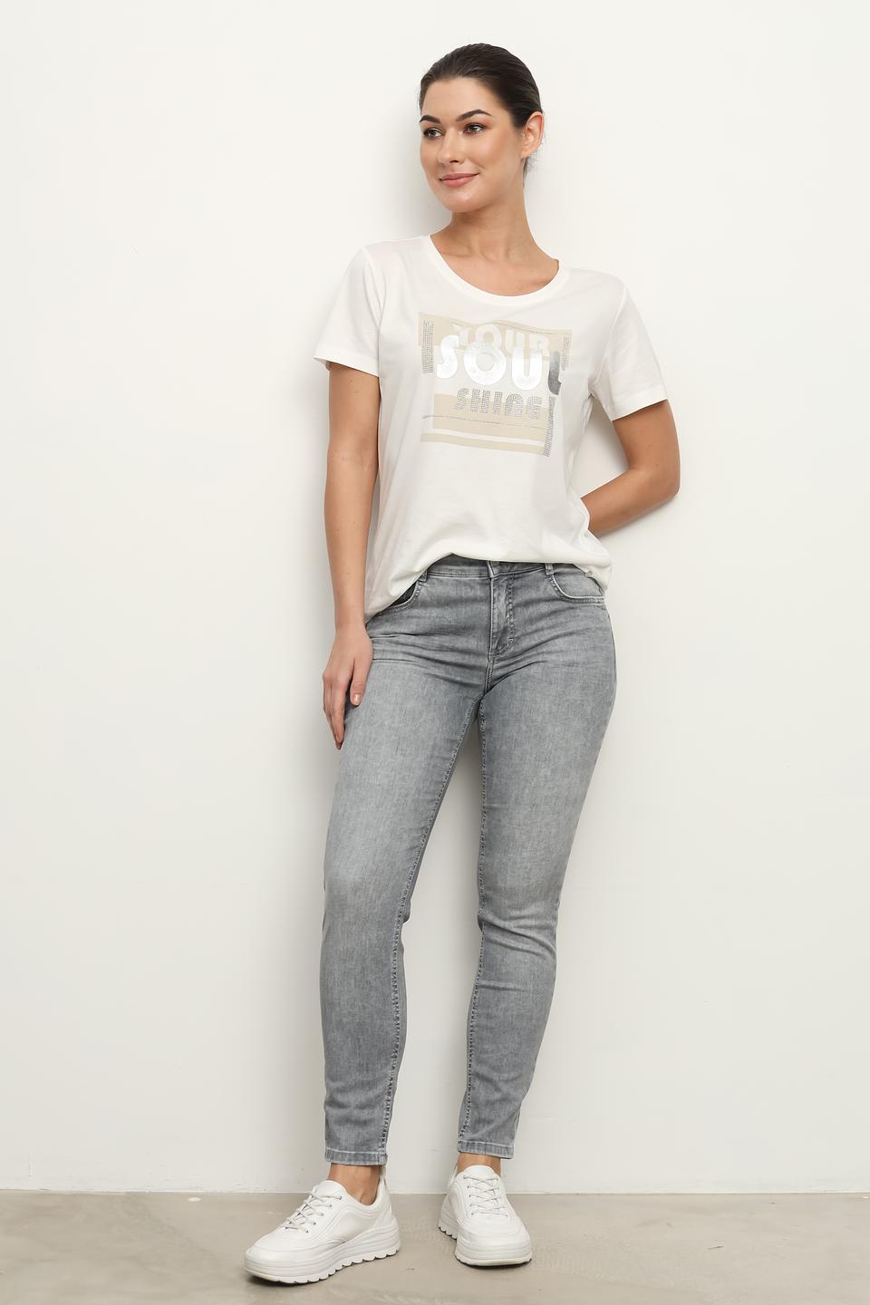 Джинсы Angels серый Skinny