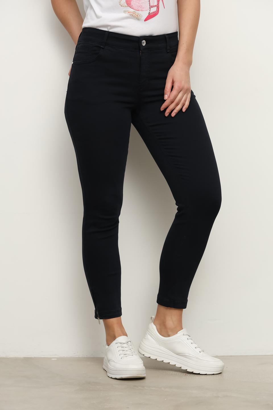 Брюки Gardeur чёрные с молниями