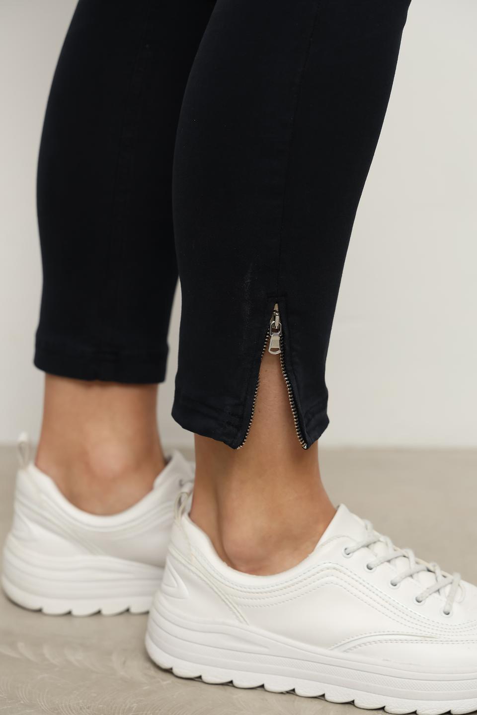 Брюки Gardeur чёрные с молниями