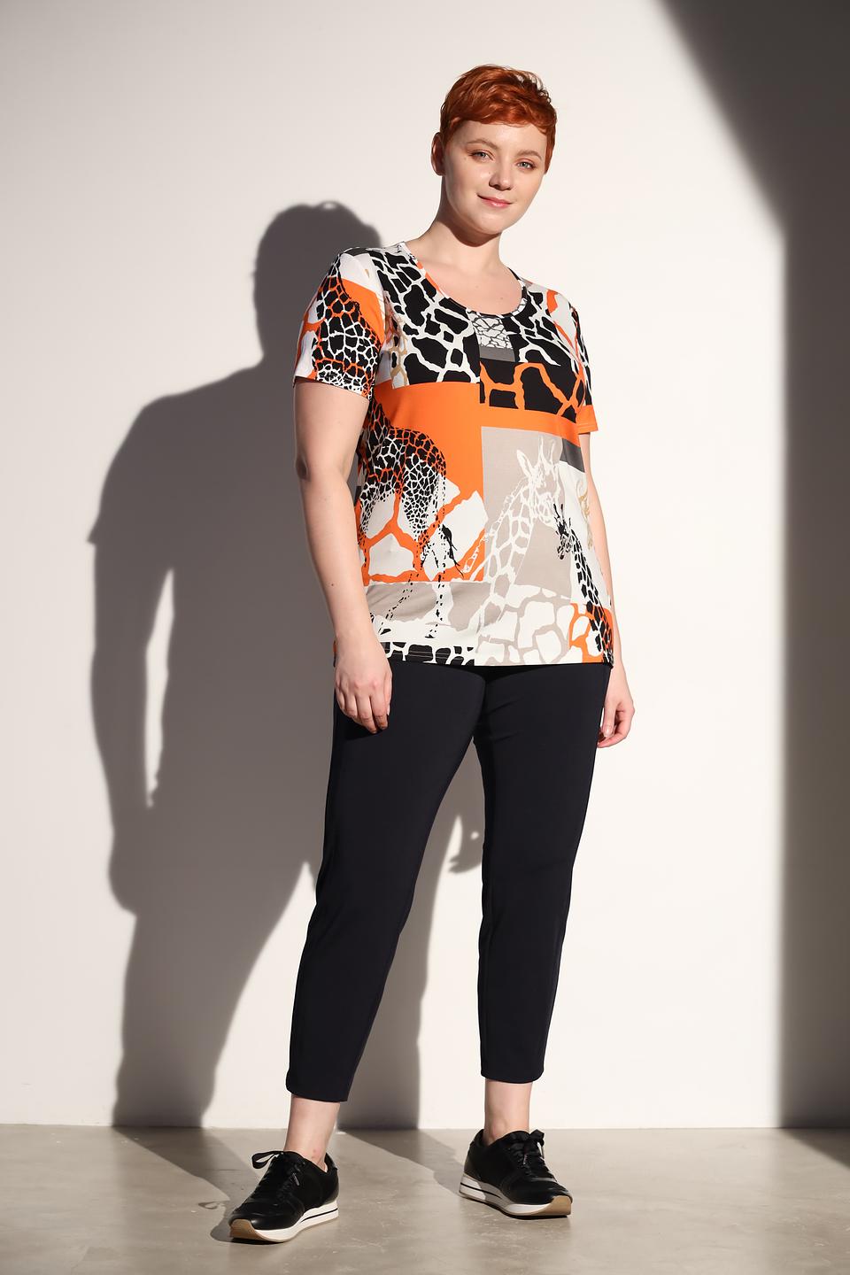 Блуза Doris Streich с принтом жирафов
