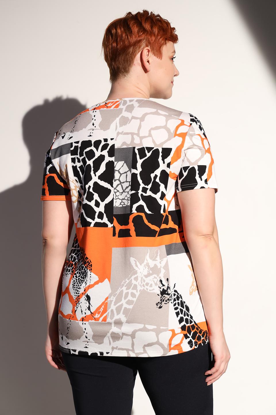 Блуза Doris Streich с принтом жирафов