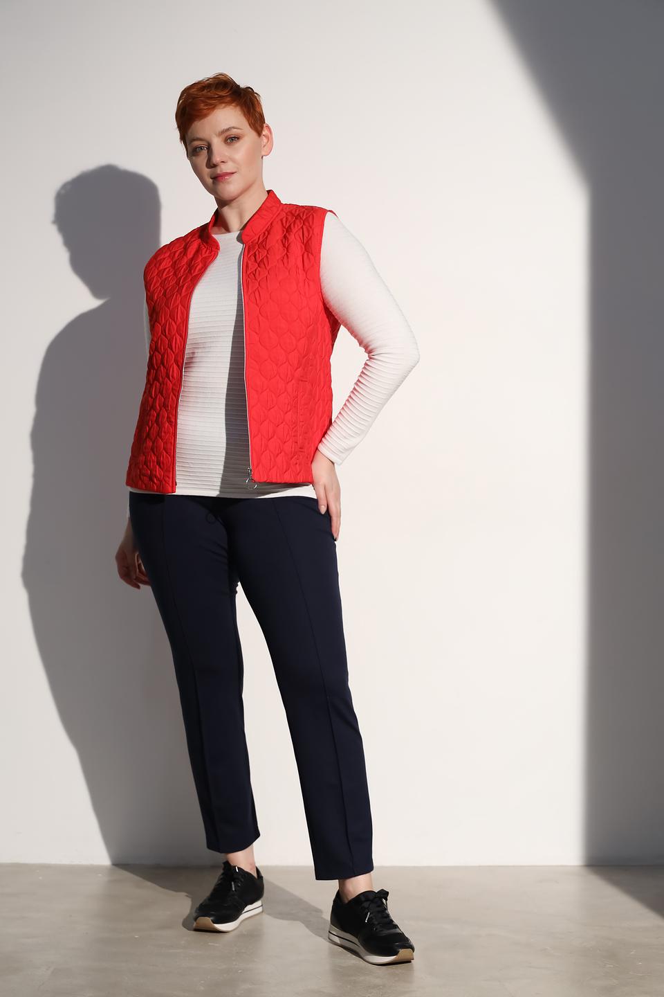 Жилет Frank Walder стеганый красный