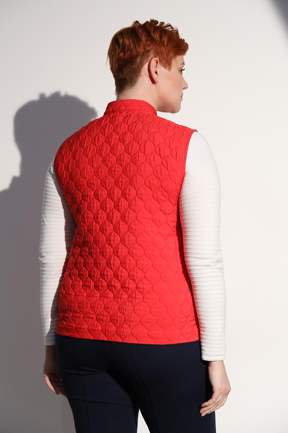 Жилет Frank Walder стеганый красный