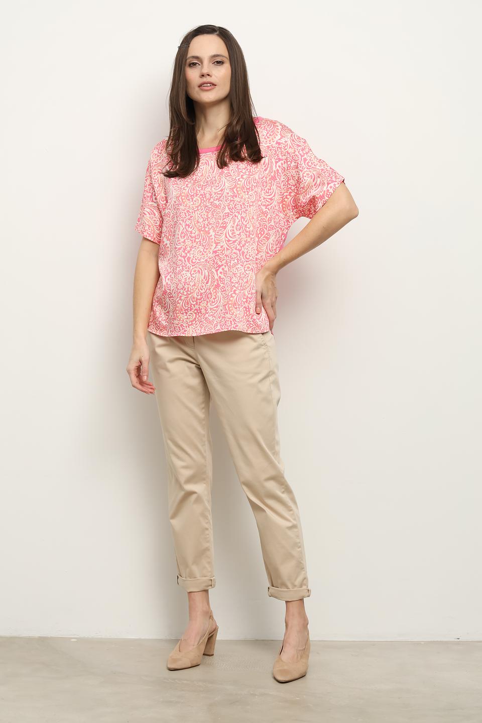 Блуза Gerry Weber с принтом розовый