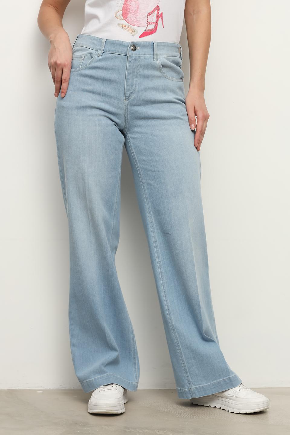 Джинсы Gardeur клеш голубой