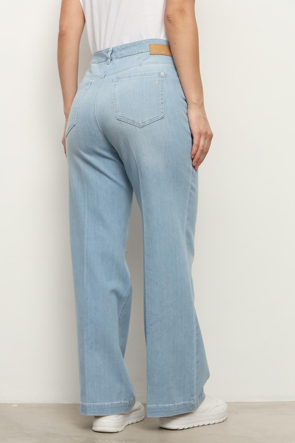 Джинсы Gardeur клеш голубой