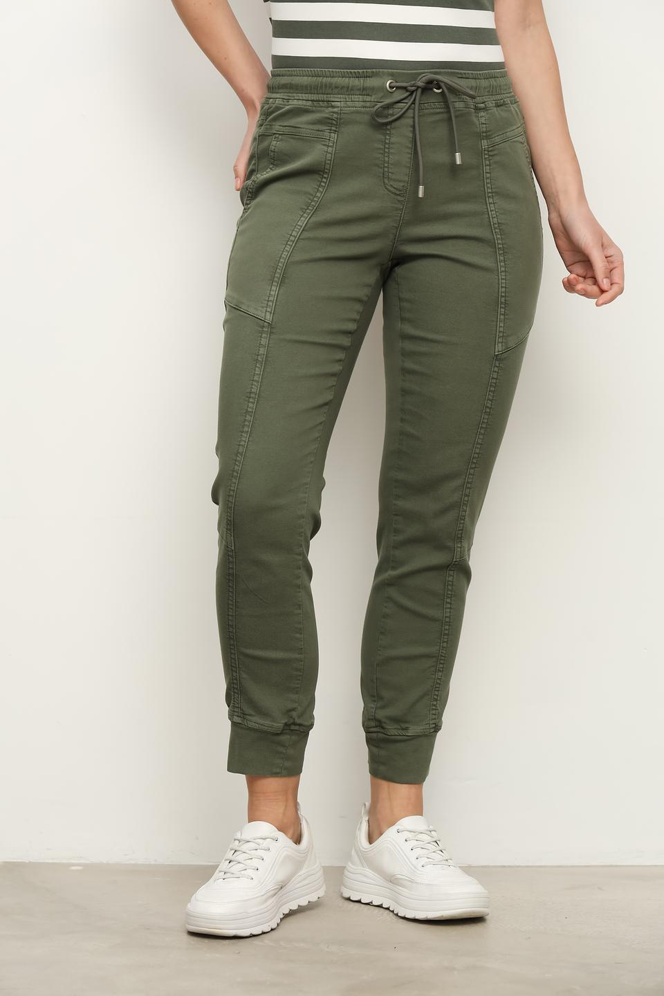 Брюки Via Appia хаки с карманами