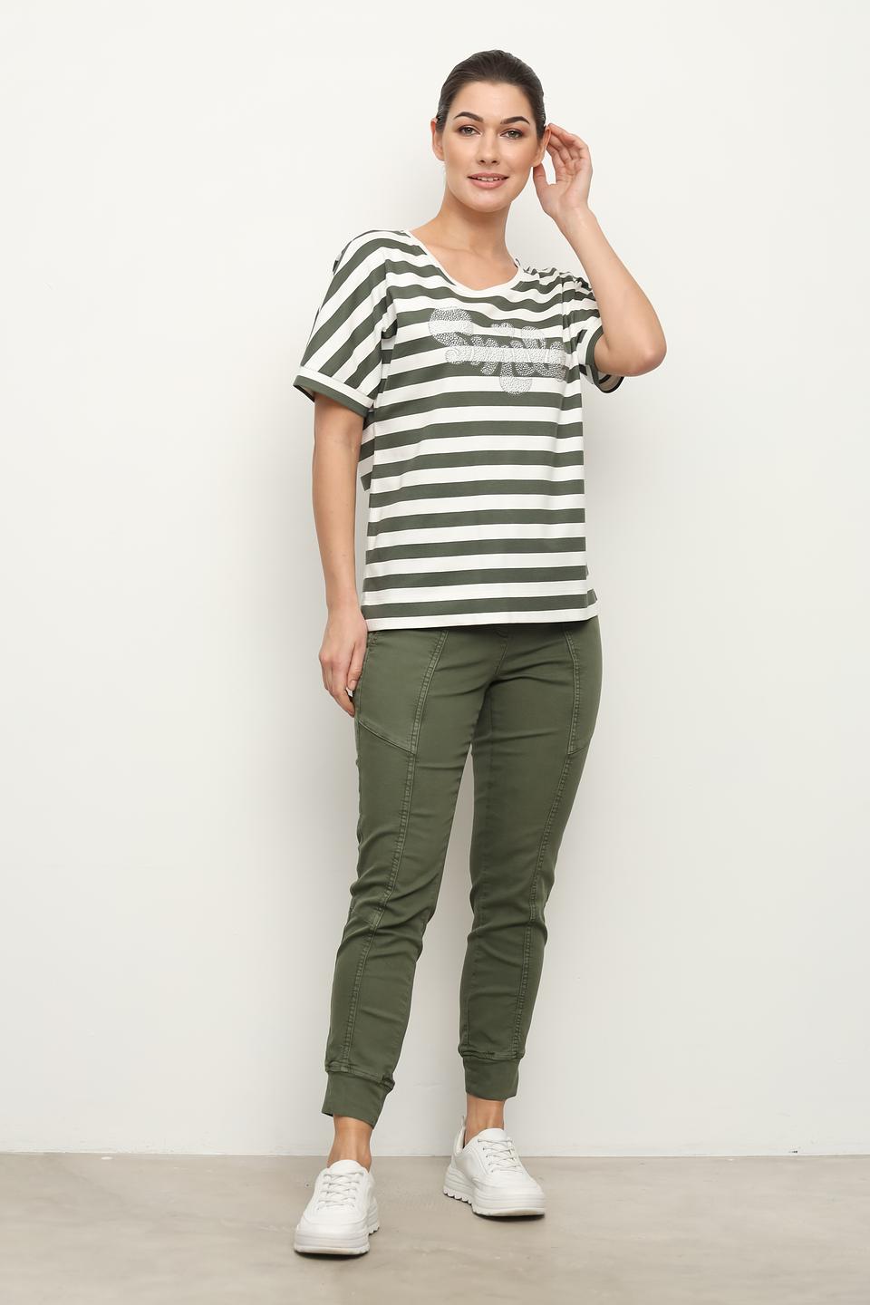 Брюки Via Appia хаки с карманами