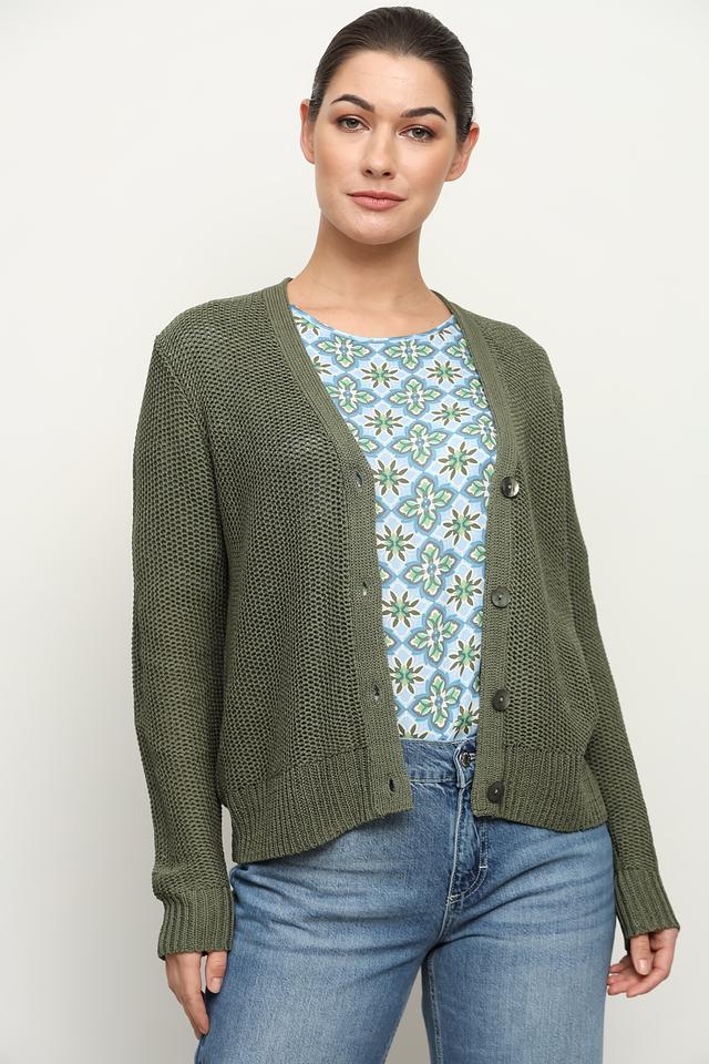 Кардиган Via Appia оливковый