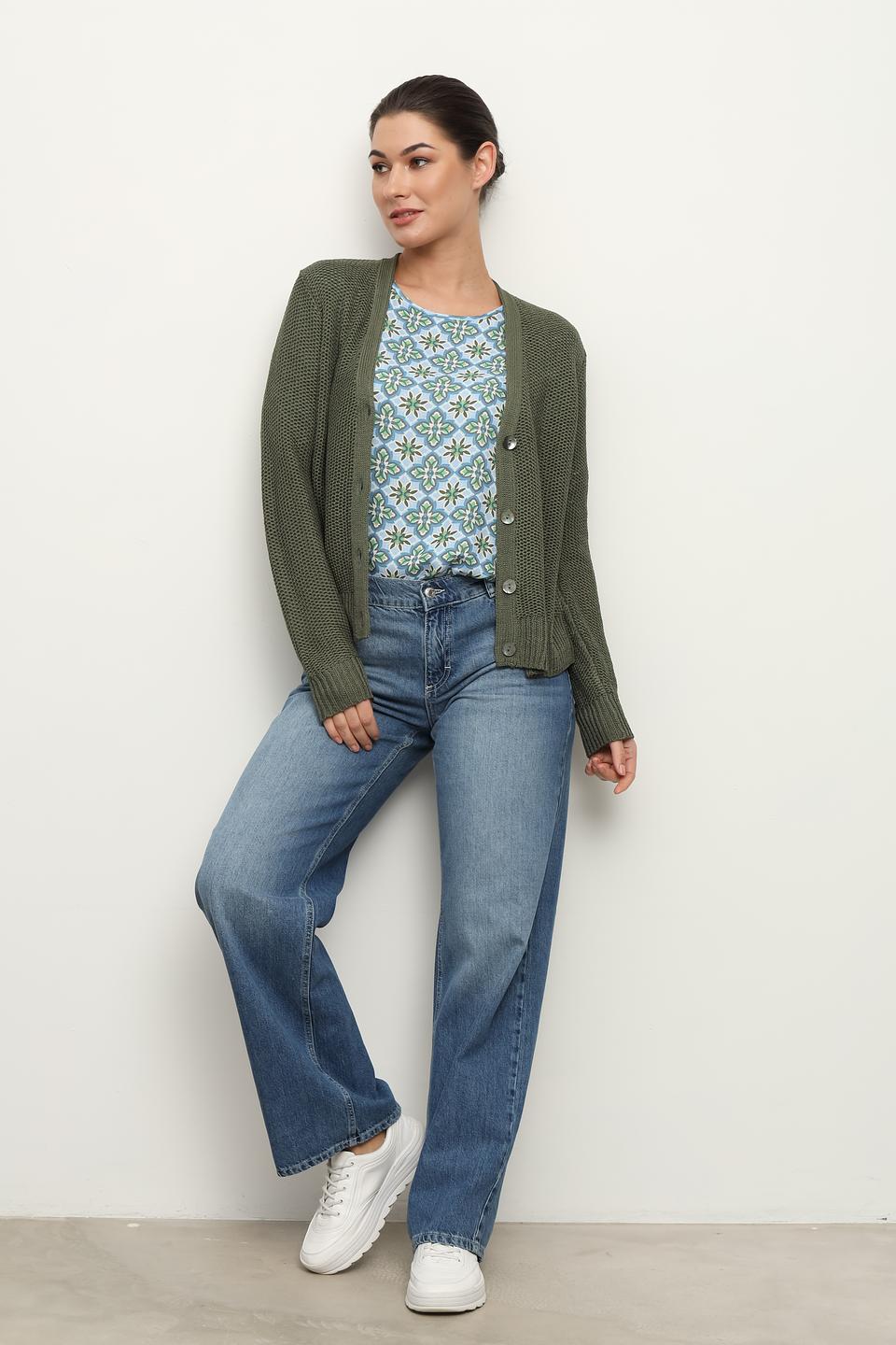 Кардиган Via Appia оливковый