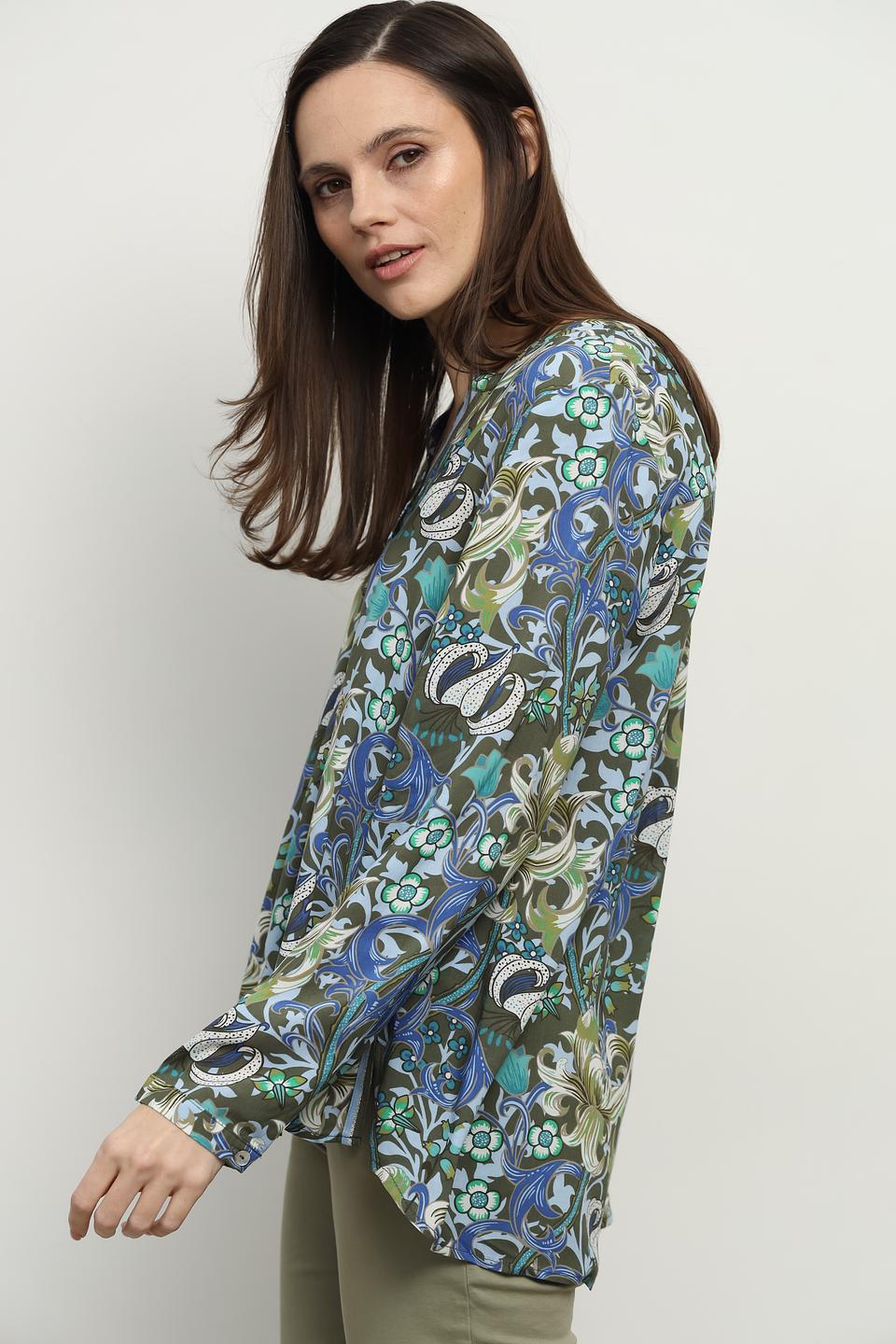 Блуза Via Appia с цветочным принтом