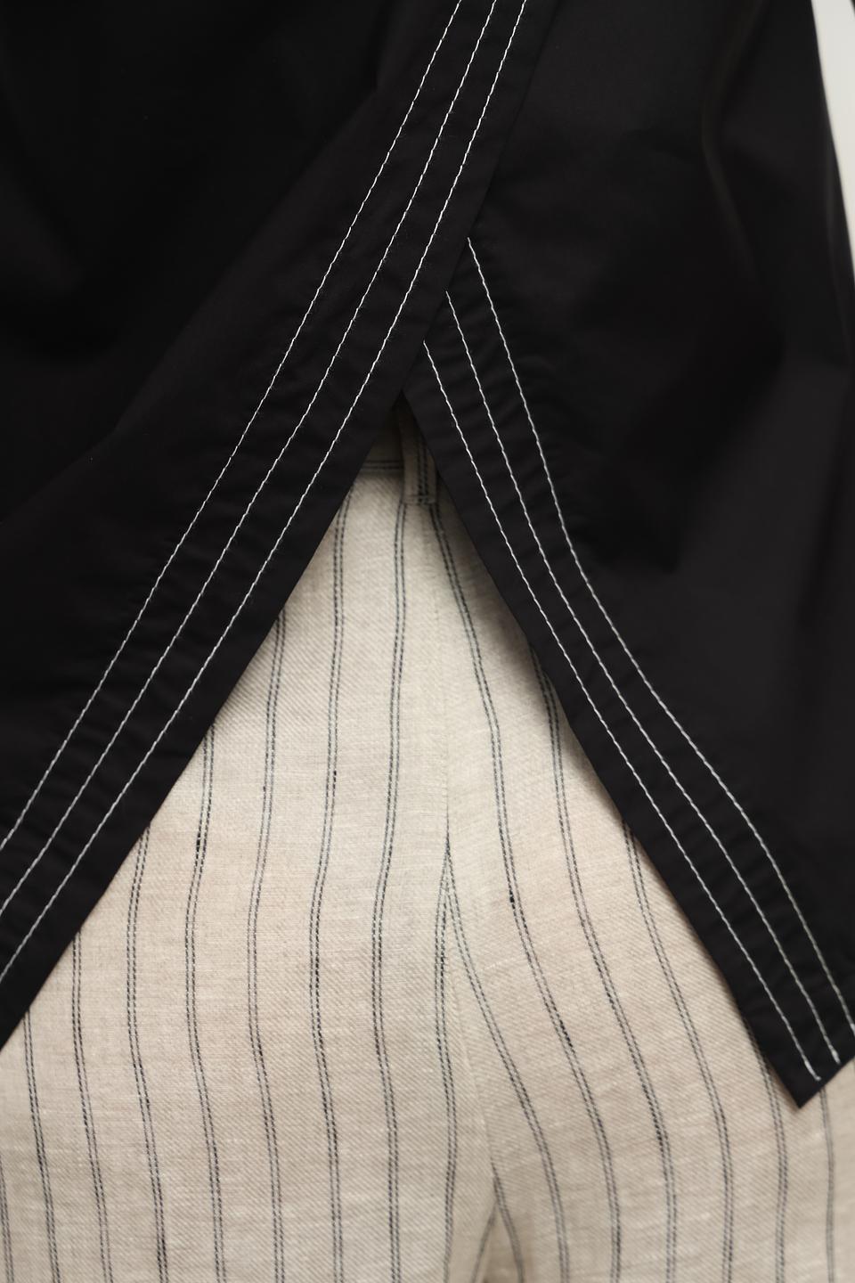 Блуза Icona с вышивкой чёрная