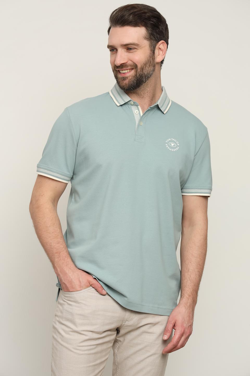 Поло Tom Tailor мятное