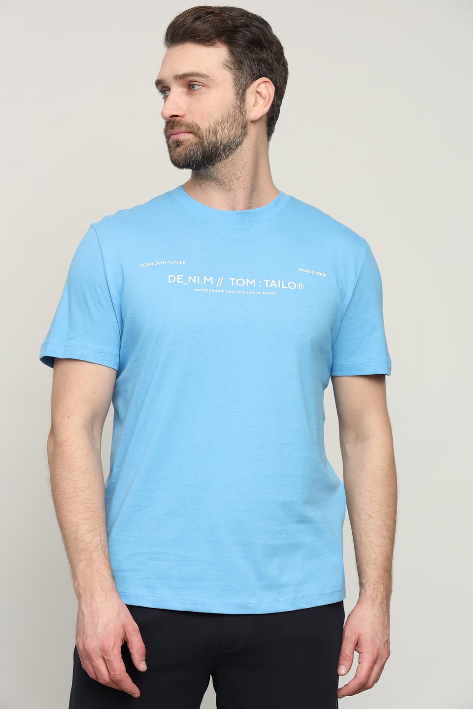 Футболка Tom Tailor denim boy голубая