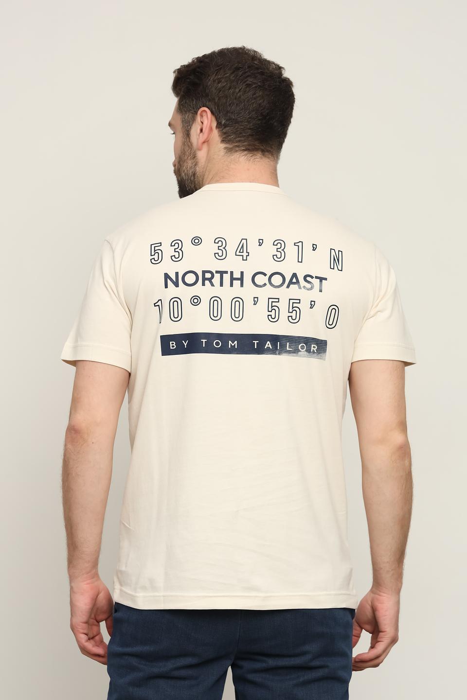 Футболка Tom Tailor бежевая