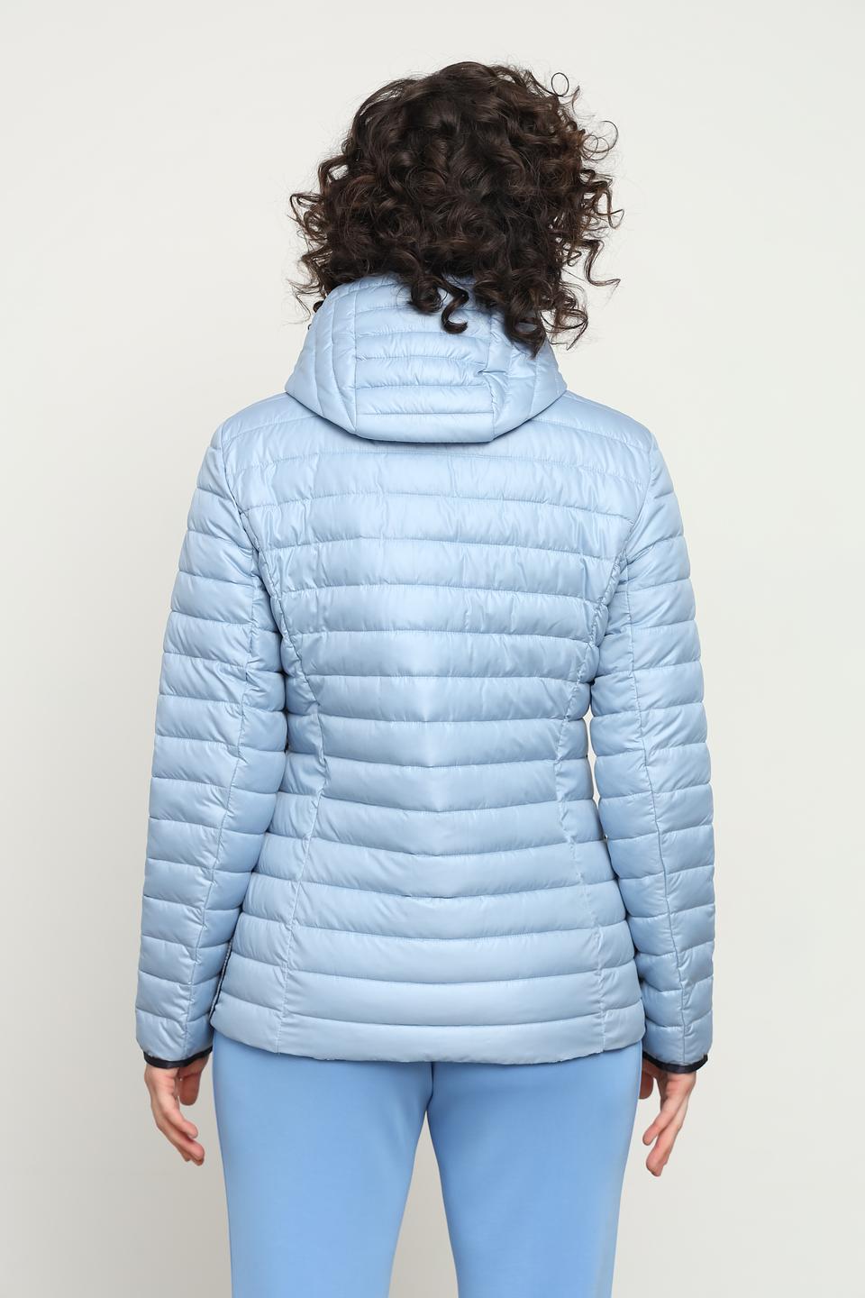 Куртка Lebek стеганая голубая