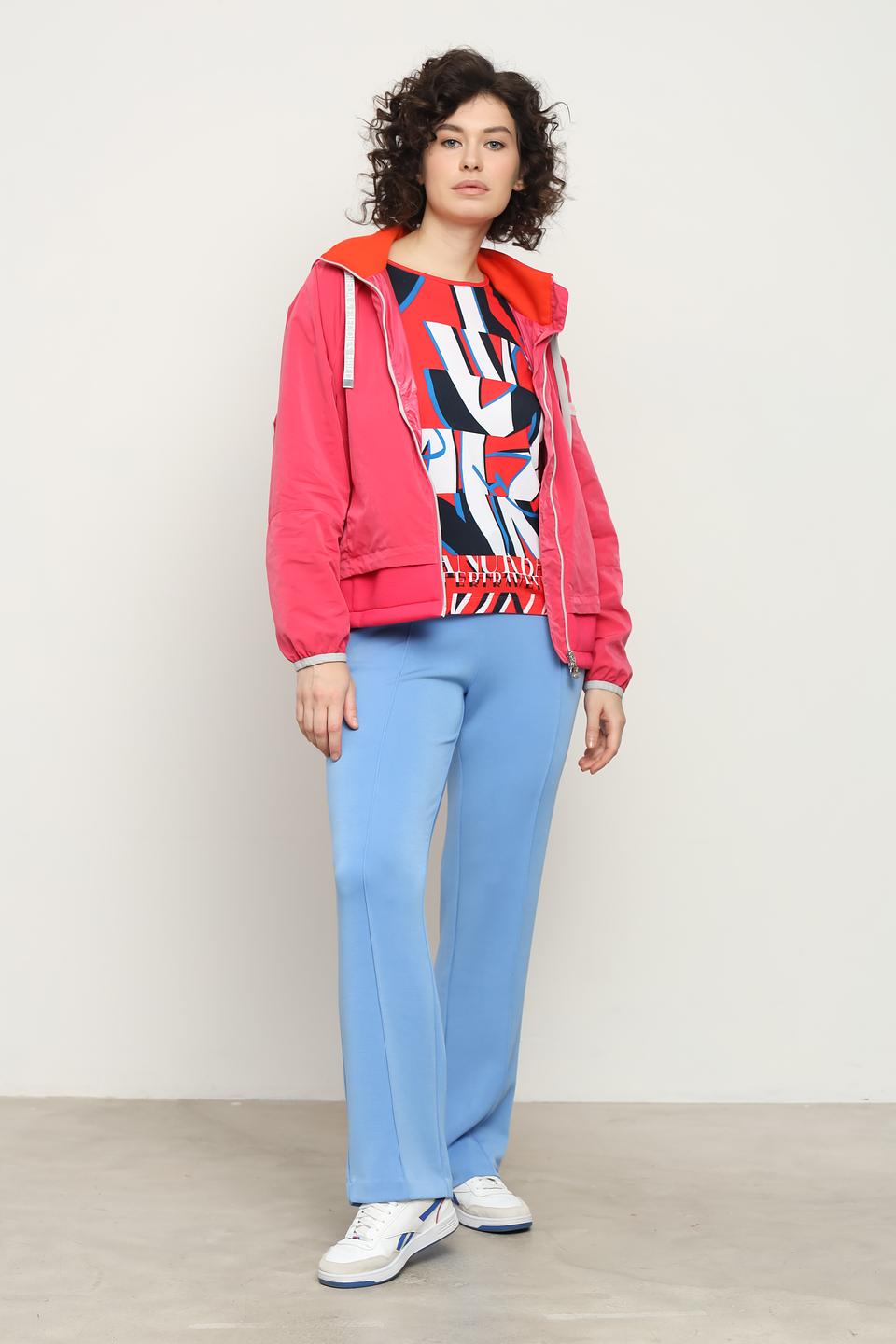 Куртка Frieda and Freddies малиновая с капюшоном