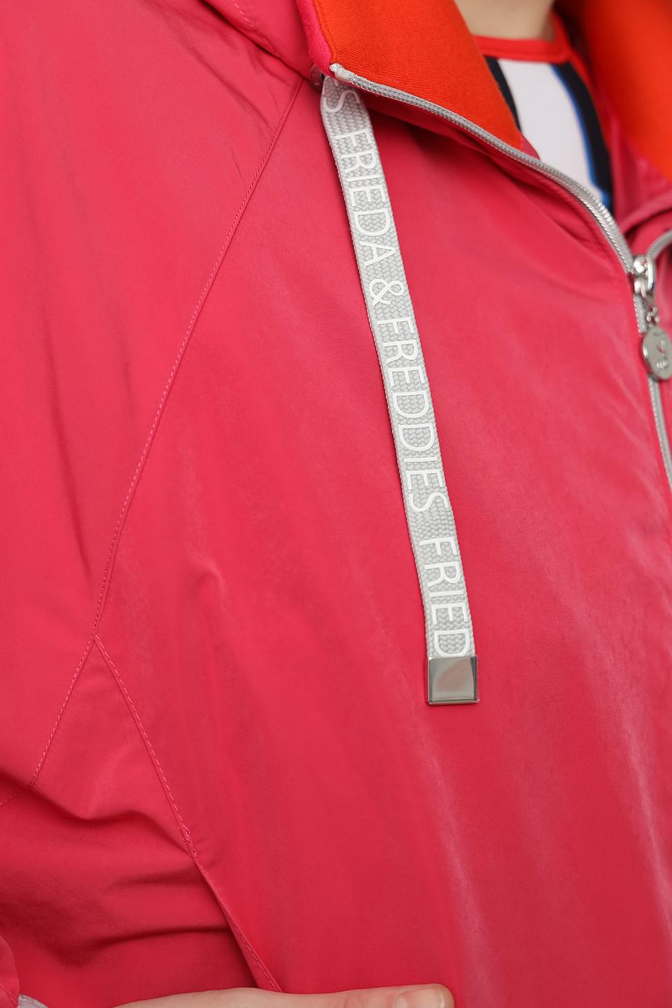 Куртка Frieda and Freddies малиновая с капюшоном