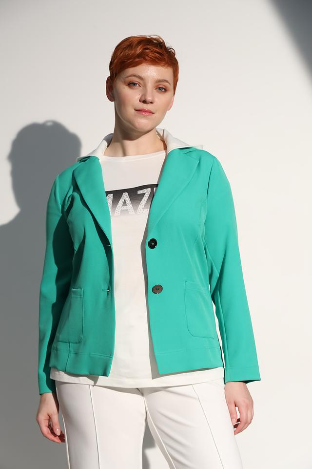 Жакет Tuzzi с капюшоном лайм