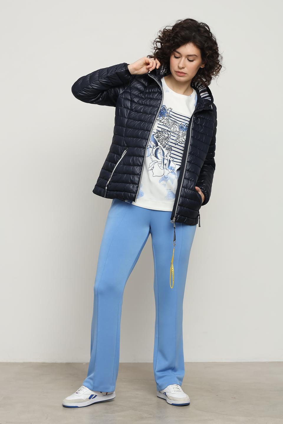 Куртка Lebek стеганая синяя