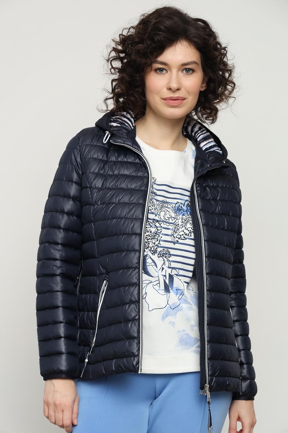 Куртка Lebek стеганая синяя