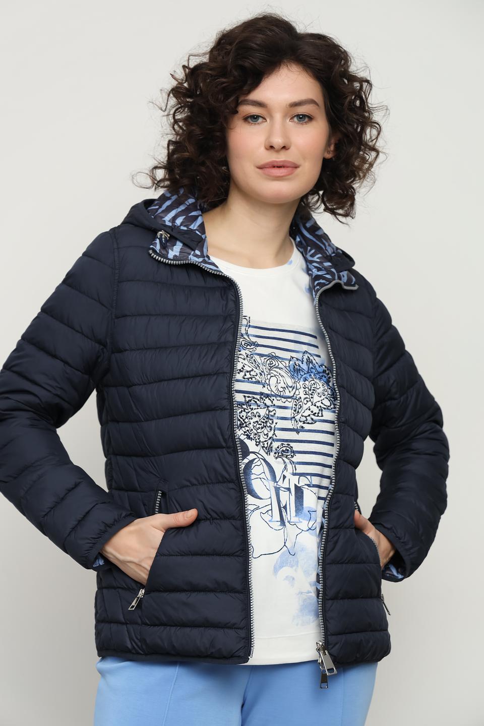 Куртка Lebek стеганая синяя