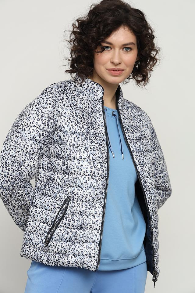Куртка Lebek с леопардовым принтом