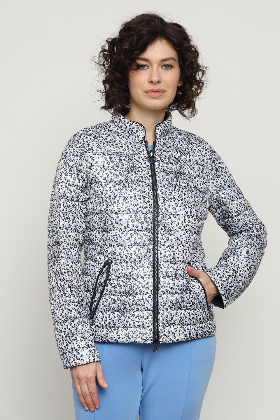 Куртка Lebek с леопардовым принтом