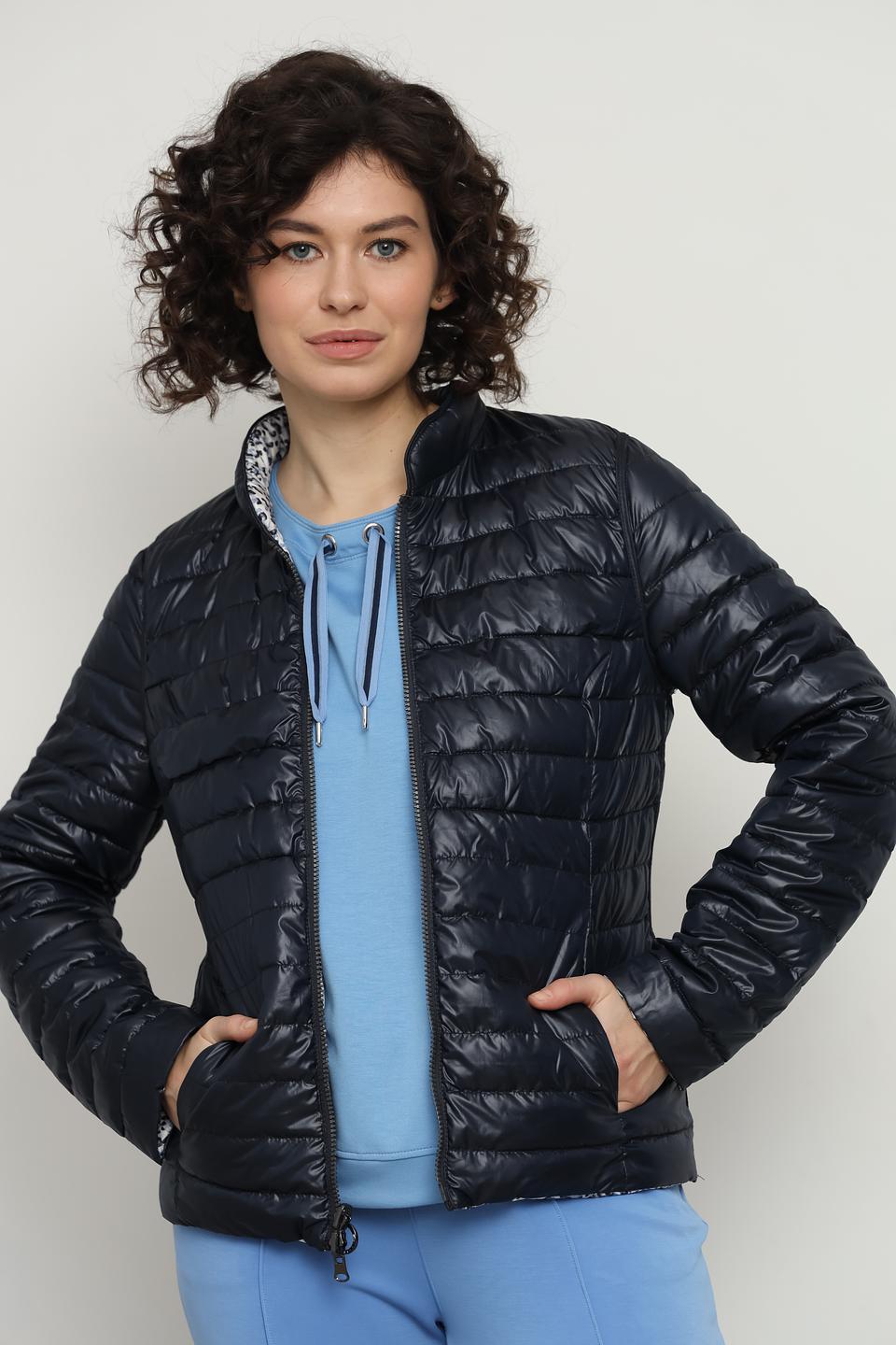 Куртка Lebek с леопардовым принтом