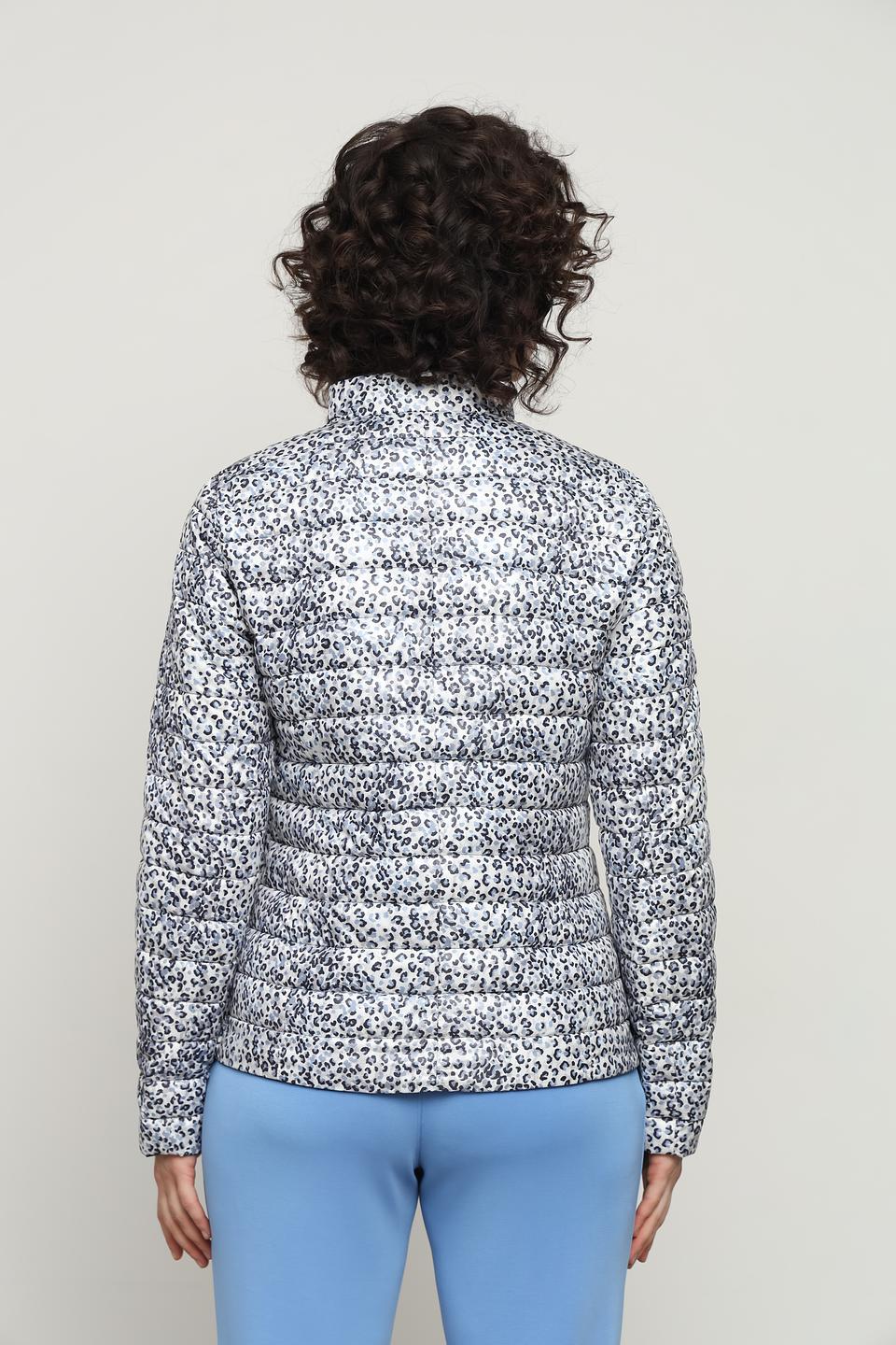 Куртка Lebek с леопардовым принтом