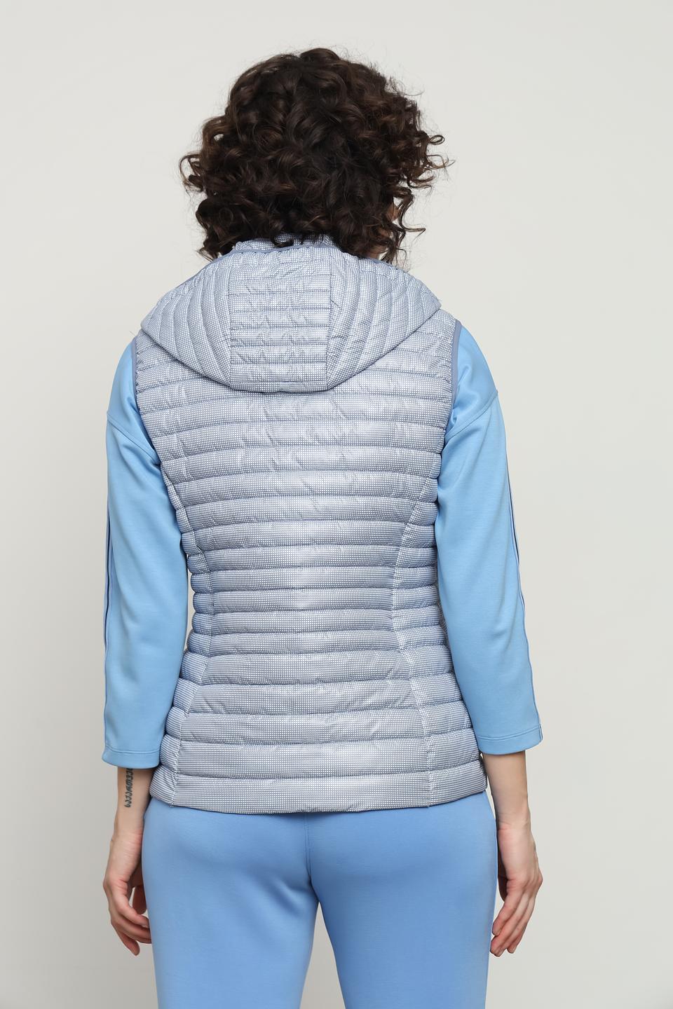 Жилет Lebek Barbara клетчатый серый