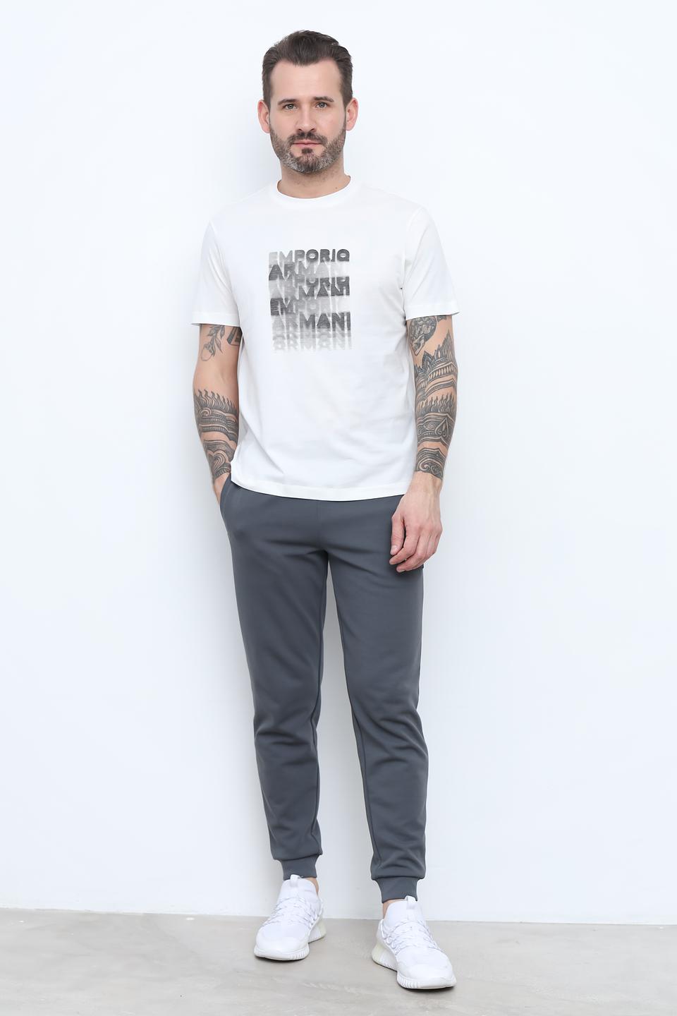 Брюки спортивные EA7 серые