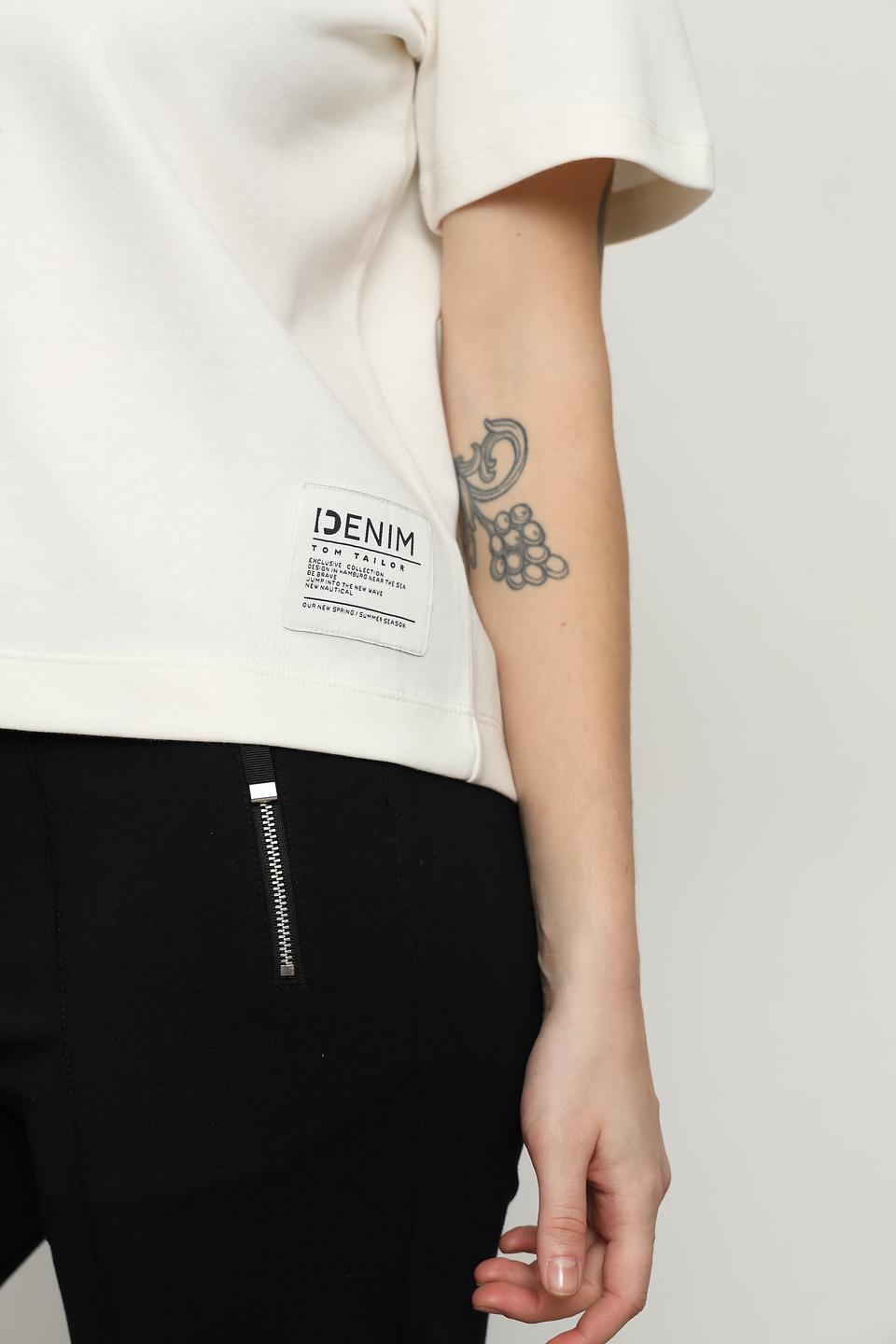 Футболка Tom Tailor denim girl белая