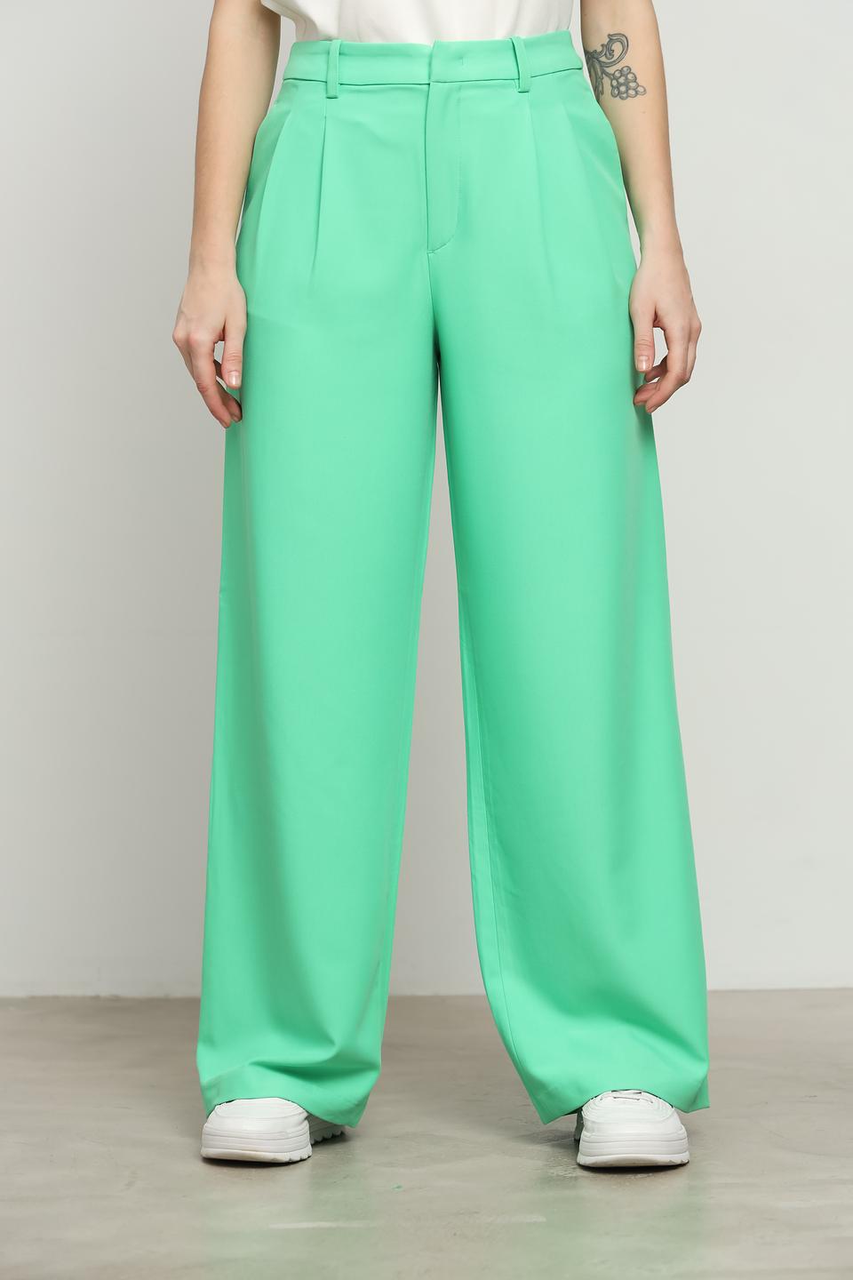 Брюки палаццо Tom Tailor мятные