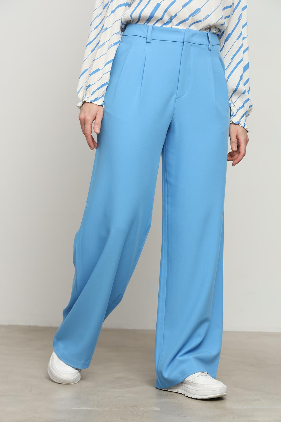 Брюки палаццо Tom Tailor голубые