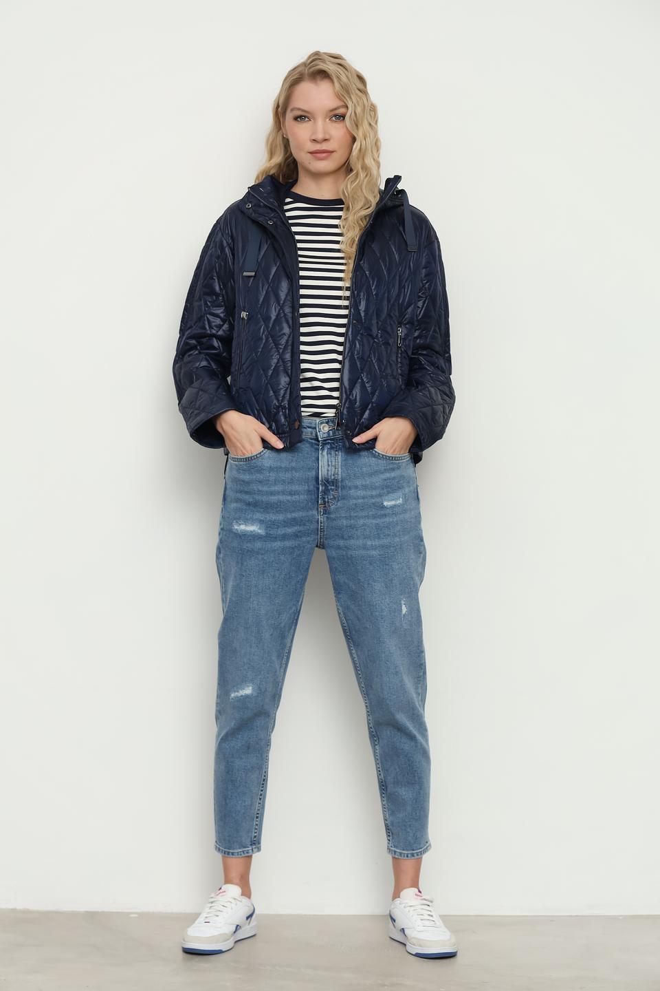 Куртка White Label стеганая синяя
