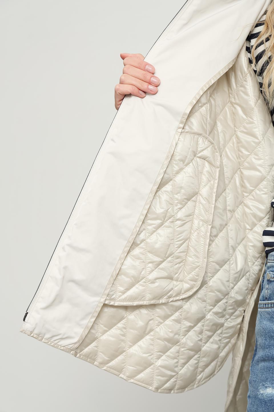 Жилет White Label стеганый бежевый