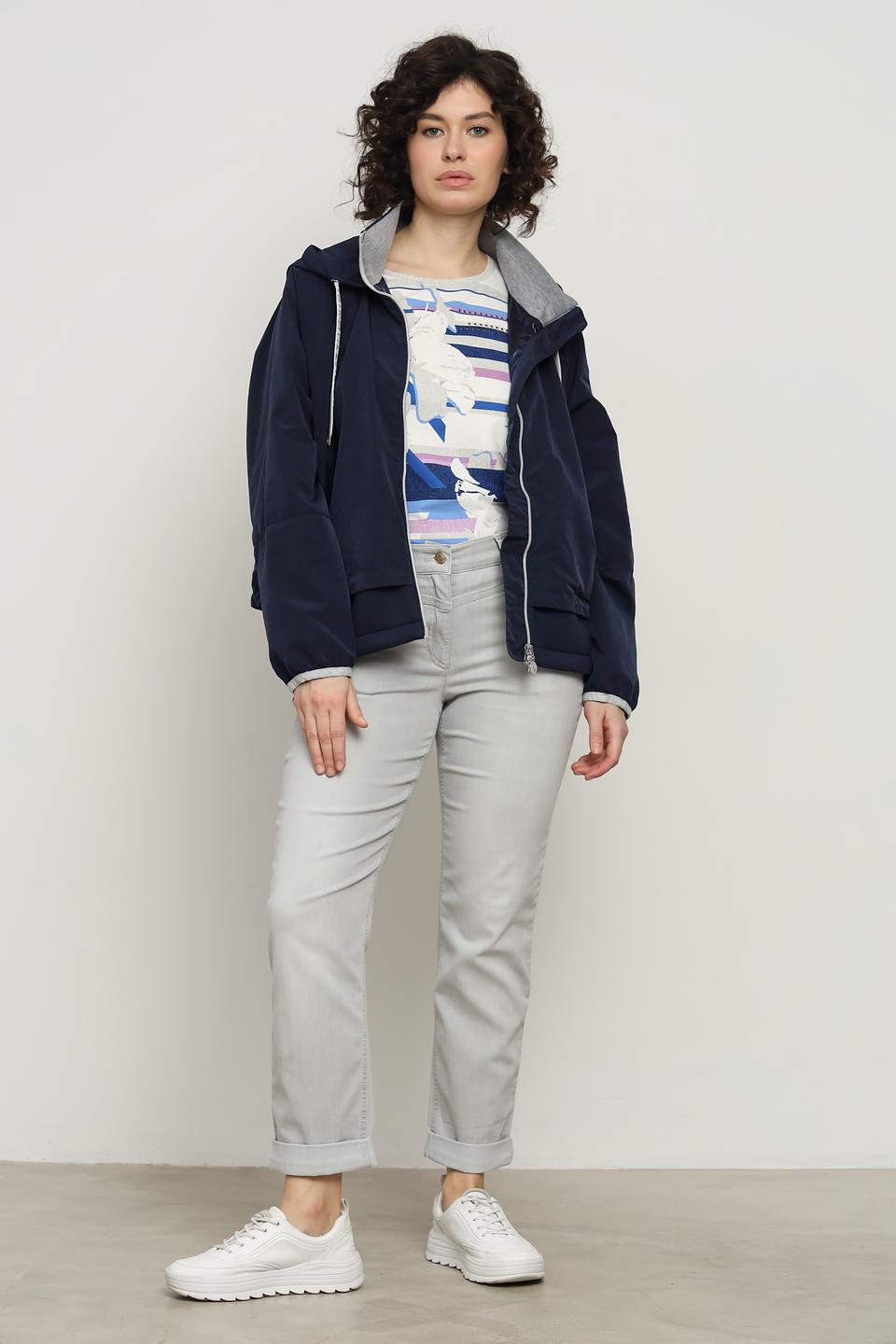 Куртка Frieda and Freddies синяя с капюшоном